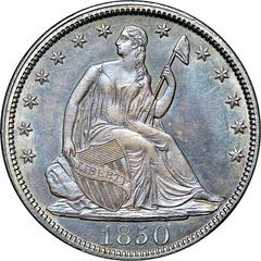 1850 [PROOF] Coins Seated Liberty Half Dollar Prices