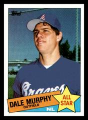 Dale Murphy Baseball Cards 1985 Topps Tiffany Prices