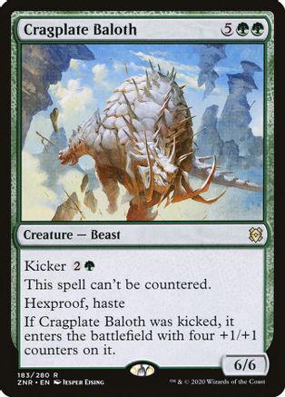 Cragplate Baloth Magic Zendikar Rising