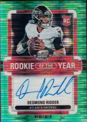 Desmond Ridder [Rookie of the Year Autograph Green Pulsar] #ROY-DR Football Cards 2022 Panini Contenders Optic Rookie of the Year Prices
