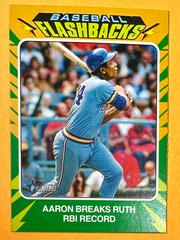 Hank Aaron #BF-1 Baseball Cards 2024 Topps Heritage Baseball Flashback Prices
