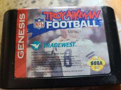 Cartridge - Front | Troy Aikman NFL Football Sega Genesis