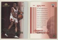 Michael Jordan Basketball Cards 2003 Upper Deck MVP A Tribute to Greatness Prices