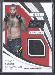 Thiago Santos Ufc Cards 2021 Panini Immaculate UFC Swatches Prices