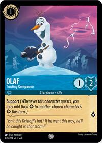 Olaf - Trusting Companion #150 Lorcana Ursula's Return