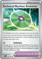 Technical Machine Evolution #178 Pokemon Paradox Rift Prices