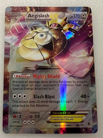 Aegislash EX #65 photo