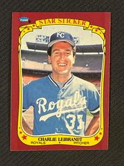 Charlie Leibrandt #69 Baseball Cards 1986 Fleer Star Stickers Prices