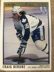 Craig Berube #47 Hockey Cards 1992 O-Pee-Chee Premier Prices