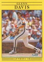 Glenn Davis #505 Baseball Cards 1991 Fleer Prices
