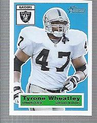 Tyrone Wheatley #14 Football Cards 2001 Topps Heritage Prices