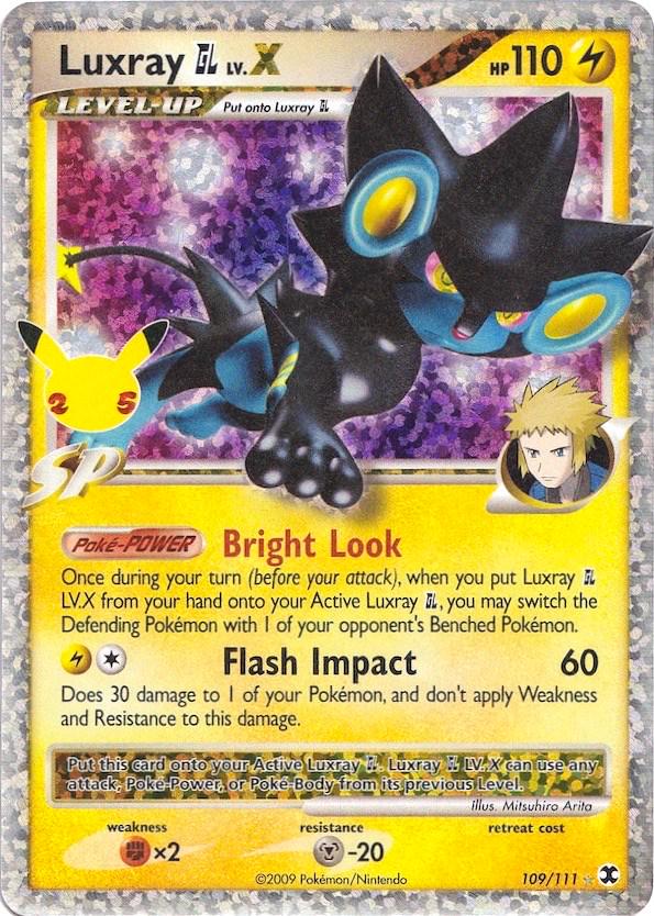 Luxray GL LV.X #109 Pokemon Celebrations