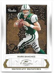 Mark Sanchez [Significant Signatures Platinum] Football Cards 2009 Panini Donruss Classics Prices