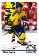 Mats Sundin #374 Hockey Cards 1992 Upper Deck Prices