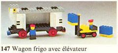 LEGO Set | Refrigerated Car with Forklift LEGO Train