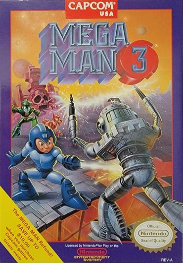 Mega Man 3 Cover Art