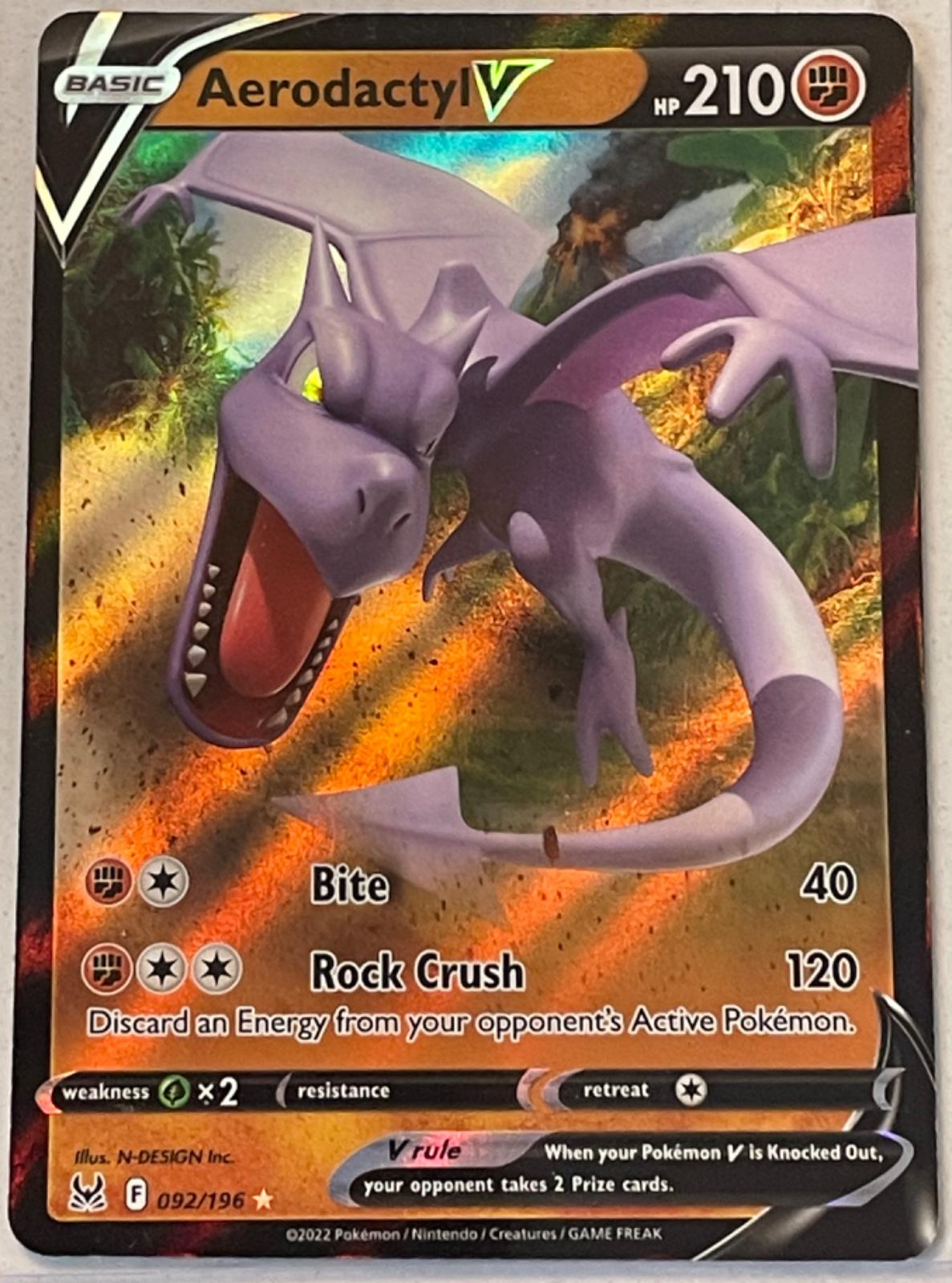 Aerodactyl V #92 Prices | Pokemon Lost Origin | Pokemon Cards