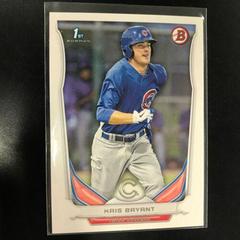 Kris Bryant Baseball Cards 2014 Bowman Prospects Prices