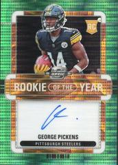 George Pickens [Rookie of the Year Autograph Green Pulsar] #ROY-GP Football Cards 2022 Panini Contenders Optic Rookie of the Year Prices
