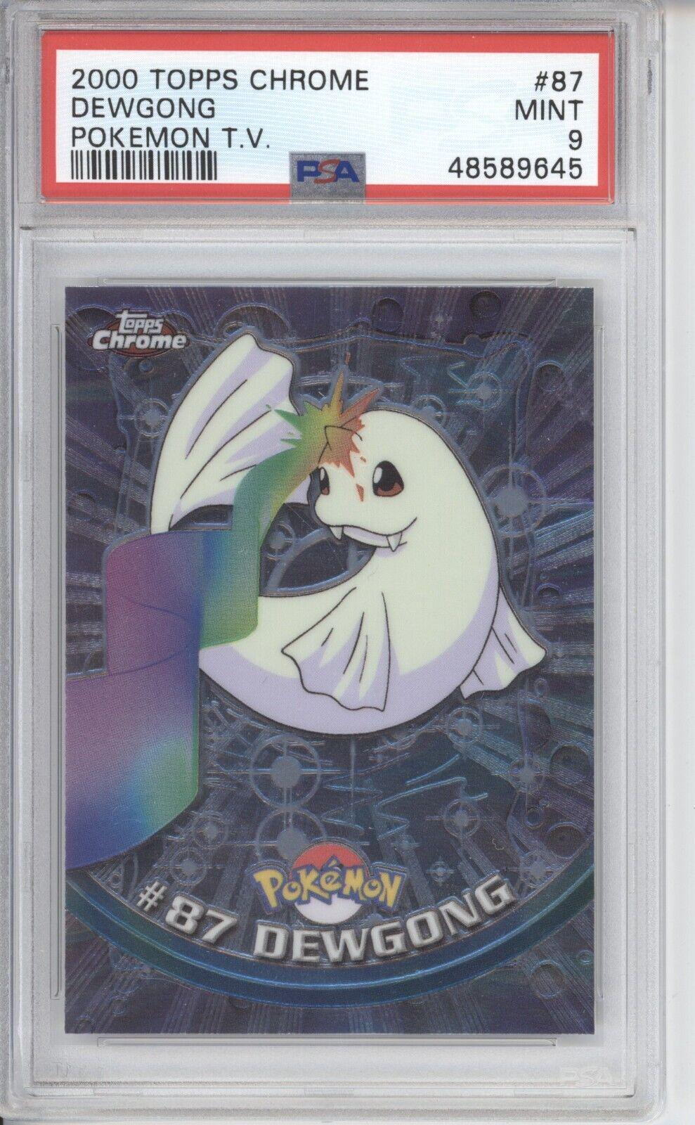 Dewgong #87 Pokemon 2000 Topps Chrome