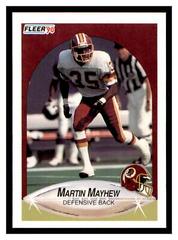 Martin Mayhew #U-24 Football Cards 1990 Fleer Update Prices