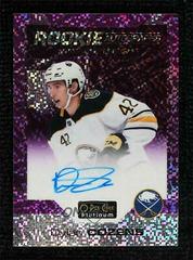 Dylan Cozens [Violet Pixels] Hockey Cards 2020 O Pee Chee Platinum Rookie Autographs Prices