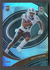 Skyy Moore #6 Football Cards 2022 Panini Chronicles Draft Picks Spectra Prices