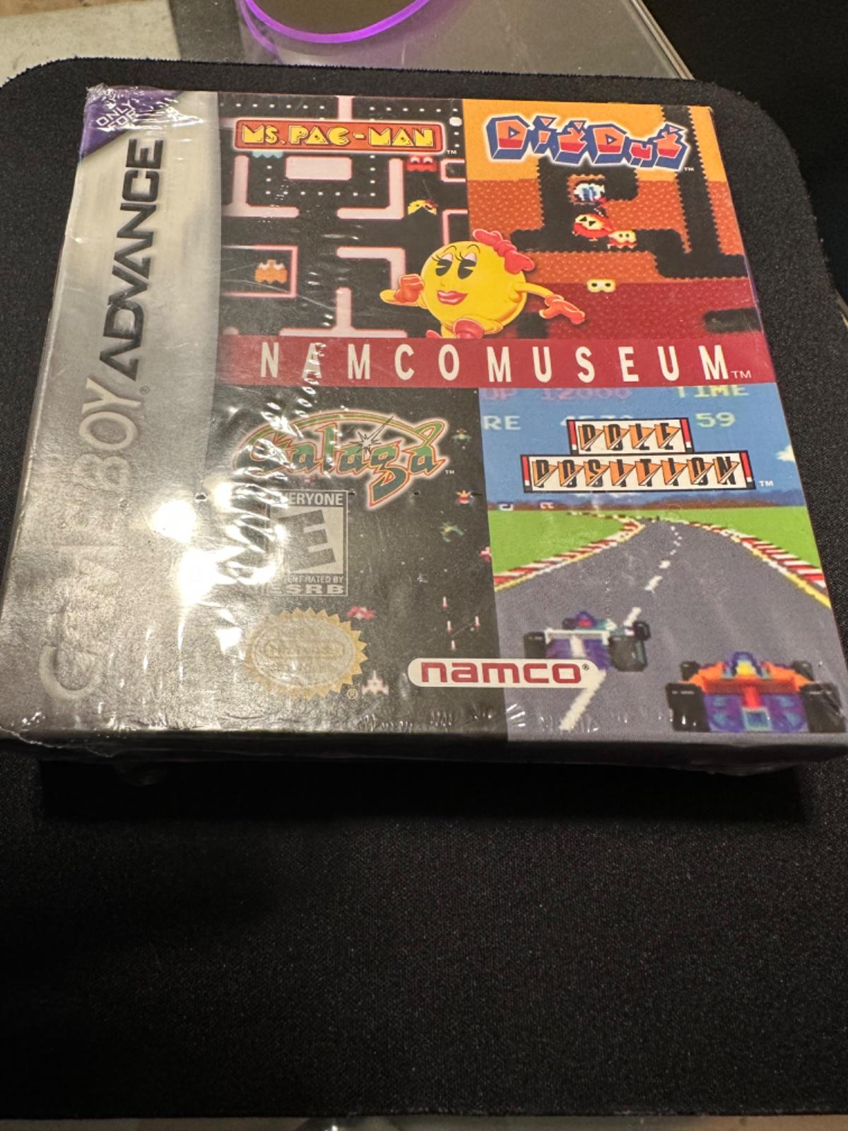 Namco Museum | New Item, Box, and Manual | GameBoy Advance