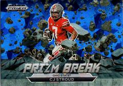 C. J. Stroud [Blue Ice] #PB-2 Football Cards 2023 Panini Prizm Draft Picks Break Prices