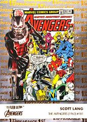 Scott Lang [Orange Foil] #FA-9 Marvel 2022 Ultra Avengers 1st Appearances Prices