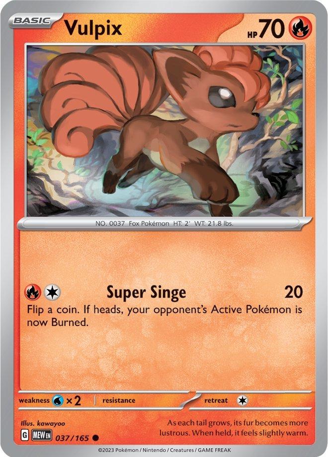 Vulpix #37 Prices | Pokemon Scarlet & Violet 151 | Pokemon Cards