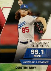 Dustin May #SS-19 Baseball Cards 2021 Topps Significant Statistics Prices