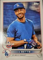 Mookie Betts [SP Variation] #200 Baseball Cards 2022 Topps Opening Day Prices