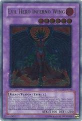 Evil HERO Inferno Wing  [Ultimate Rare 1st Edition] GLAS-EN038 YuGiOh Gladiator's Assault Prices
