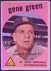 Gene Green #37 Baseball Cards 1959 Topps Prices