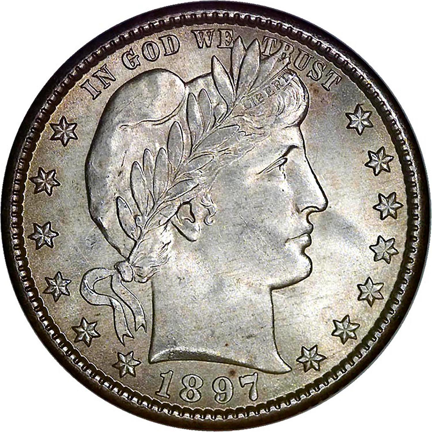 1897 S Coins Barber Quarter