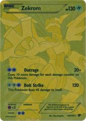 Pokemon TCG English Card Legendary Treasures Zekrom EX Holo Rare 52/113