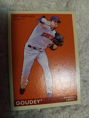 Joe Nathan #116 Baseball Cards 2009 Upper Deck Goudey Prices