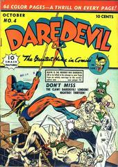 Daredevil Comics #4 (1941) Comic Books Daredevil Comics Prices