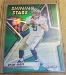 Drew Brees [Green] #10 Football Cards 2016 Panini Prizm Shining Stars Prices