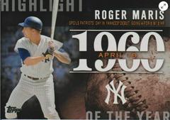Roger Maris #H-11 Baseball Cards 2015 Topps Highlight of the Year Prices