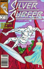 Silver Surfer [Newsstand] #2 (1987) Comic Books Silver Surfer Prices