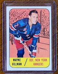 Wayne Hillman Hockey Cards 1967 Topps Prices