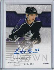 Dustin Brown [Autograph] Hockey Cards 2003 SP Authentic Prices