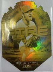 Shohei Ohtani [Gold Dye Cut] Baseball Cards 2022 Topps Fire En Fuego Prices