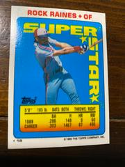 Rock Raines, Biggio , Steinbach #18 Baseball Cards 1990 Topps Stickercard Prices