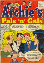 Archie's Pals 'n' Gals #4 (1955) Comic Books Archie's Pals 'N' Gals Prices