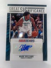 Mark Williams #GS-ARK Basketball Cards 2023 Panini Hoops Great SIGnificance Prices