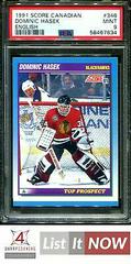 Dominic Hasek [English] Hockey Cards 1991 Score Canadian Prices