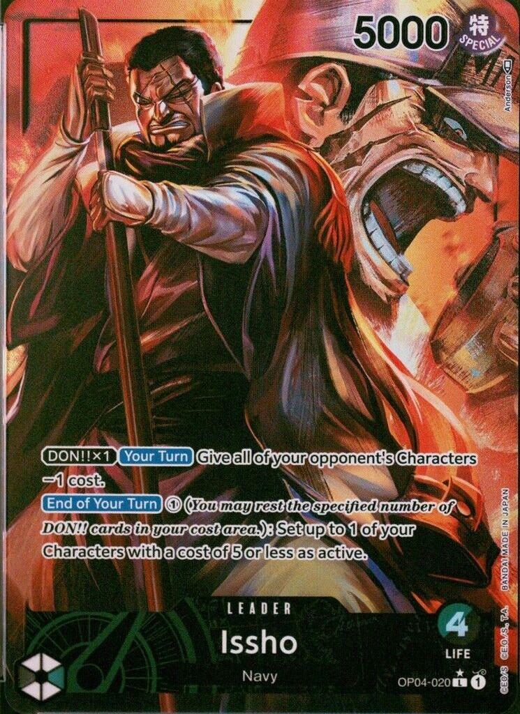 Issho [Alternate Art] OP04-020 One Piece Kingdoms of Intrigue